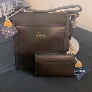 Brand new joules crossbody and wallet set w/ dust bags